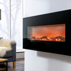 ELKAMIN VOLTOMAT STÅENDE/VÄGG SVART 750/1500W