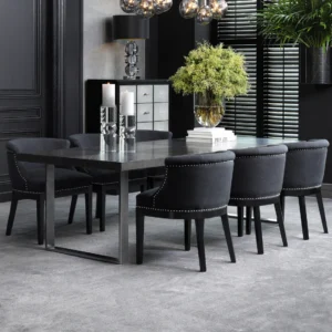 Matbord Jean Svart top 120cm