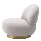Fåtölj Clément Bouclé Grey