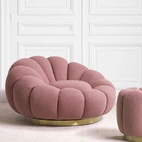 Fåtölj Mello Bouclé Rose