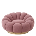 Fåtölj Mello Bouclé Rose