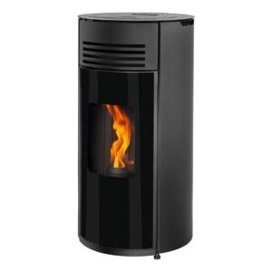 PELLETSKAMIN ADURO P4 8KW SVART