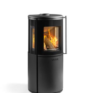 BRASKAMIN VARDE NORDIC 9 AIR 6,2KW MATTSVART