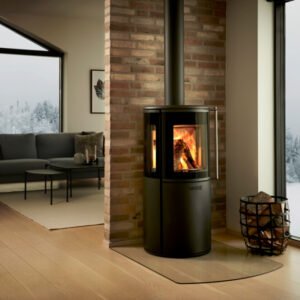 BRASKAMIN VARDE NORDIC 9 AIR 6,2KW MATTSVART