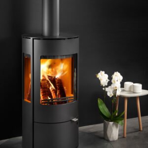 BRASKAMIN WESTFIRE UNIQ 37 7,2KW MATTSVART