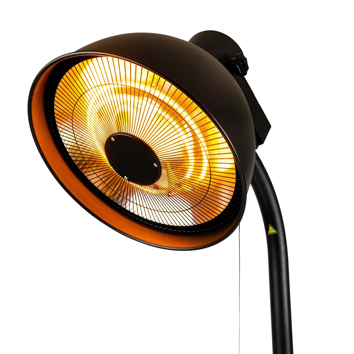 Terrassvärmare Fornorth Delux 2000W Goldmodell Svart – Image 3