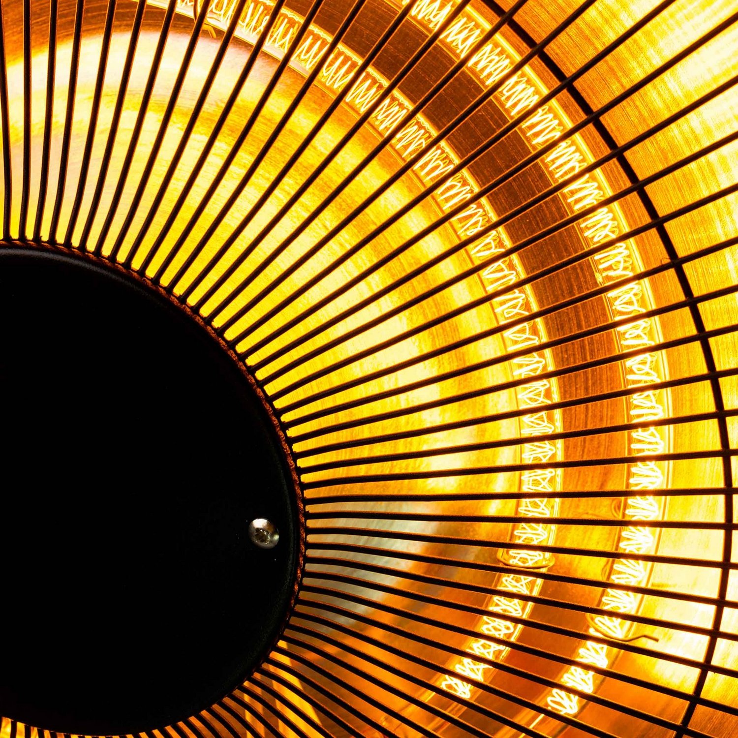 Terrassvärmare Fornorth Delux 2000W Goldmodell Svart – Image 5