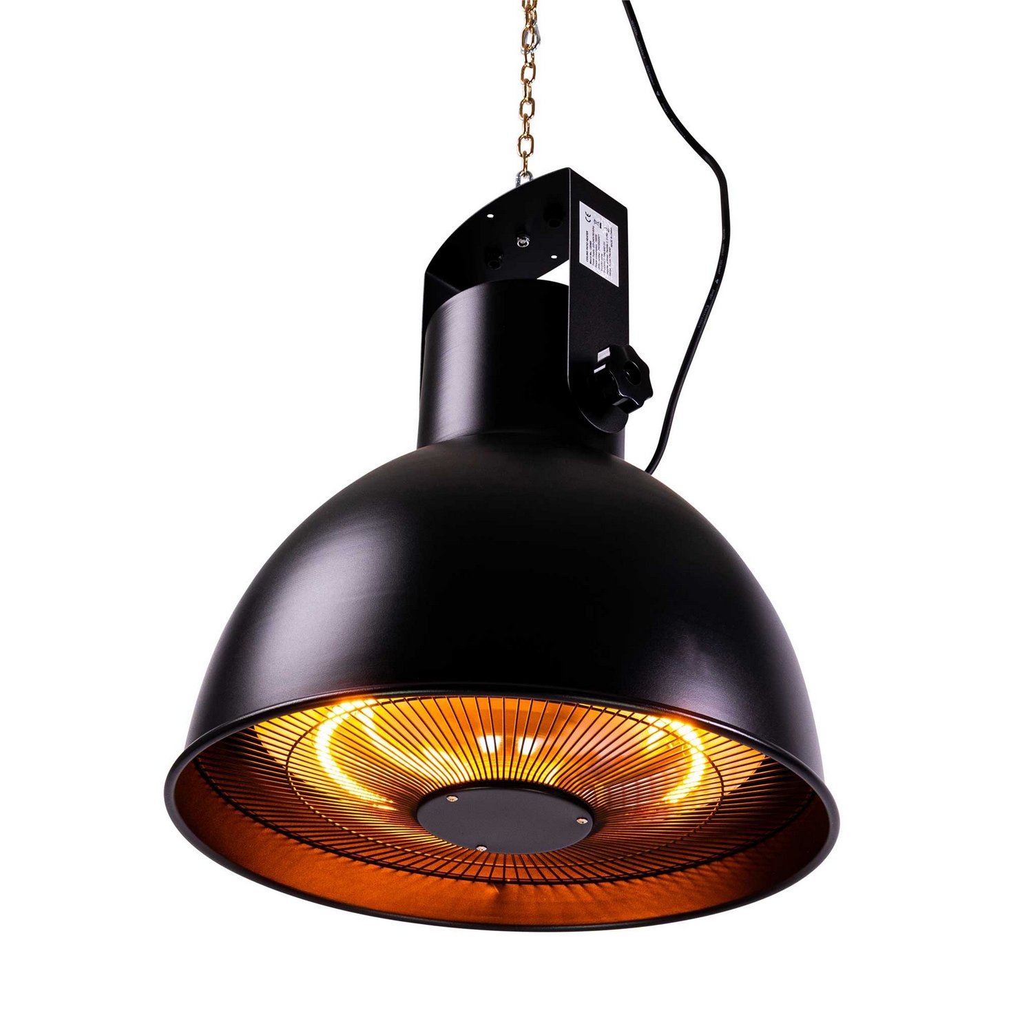 Terrassvärmare Fornorth Hängande 2000W Svart – Image 4