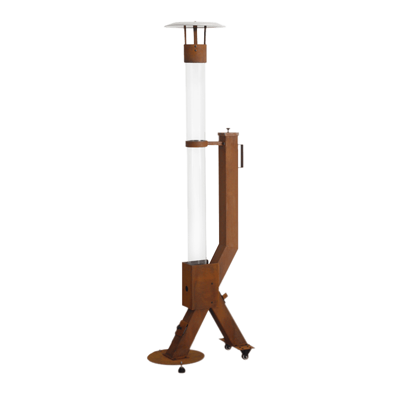 Pellet terrassvärmare - Rocket - Corten