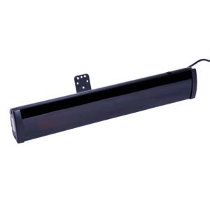 Terrassvärmare Heat 1 Eco Pro-Line Svart 2000W Glasfront