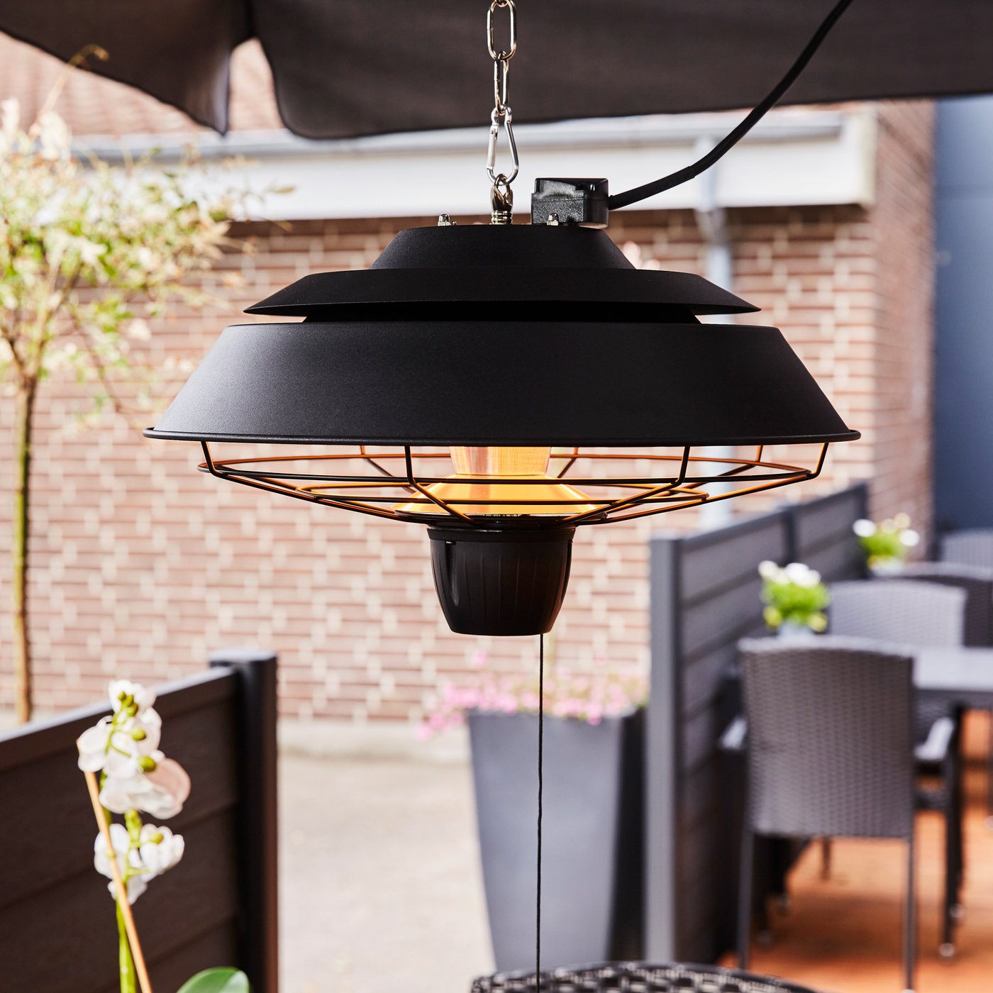 Terrassvärmare HORTUS 1500W HA Svart – Image 4