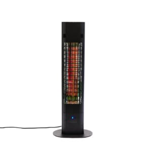 Terrassvärmare HORTUS 1800W Golvmodell inkl. Fjärrkontroll Svart