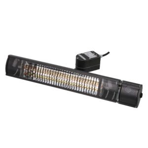 Terassvärmare Heat 1 2000W Svart Med Svängning