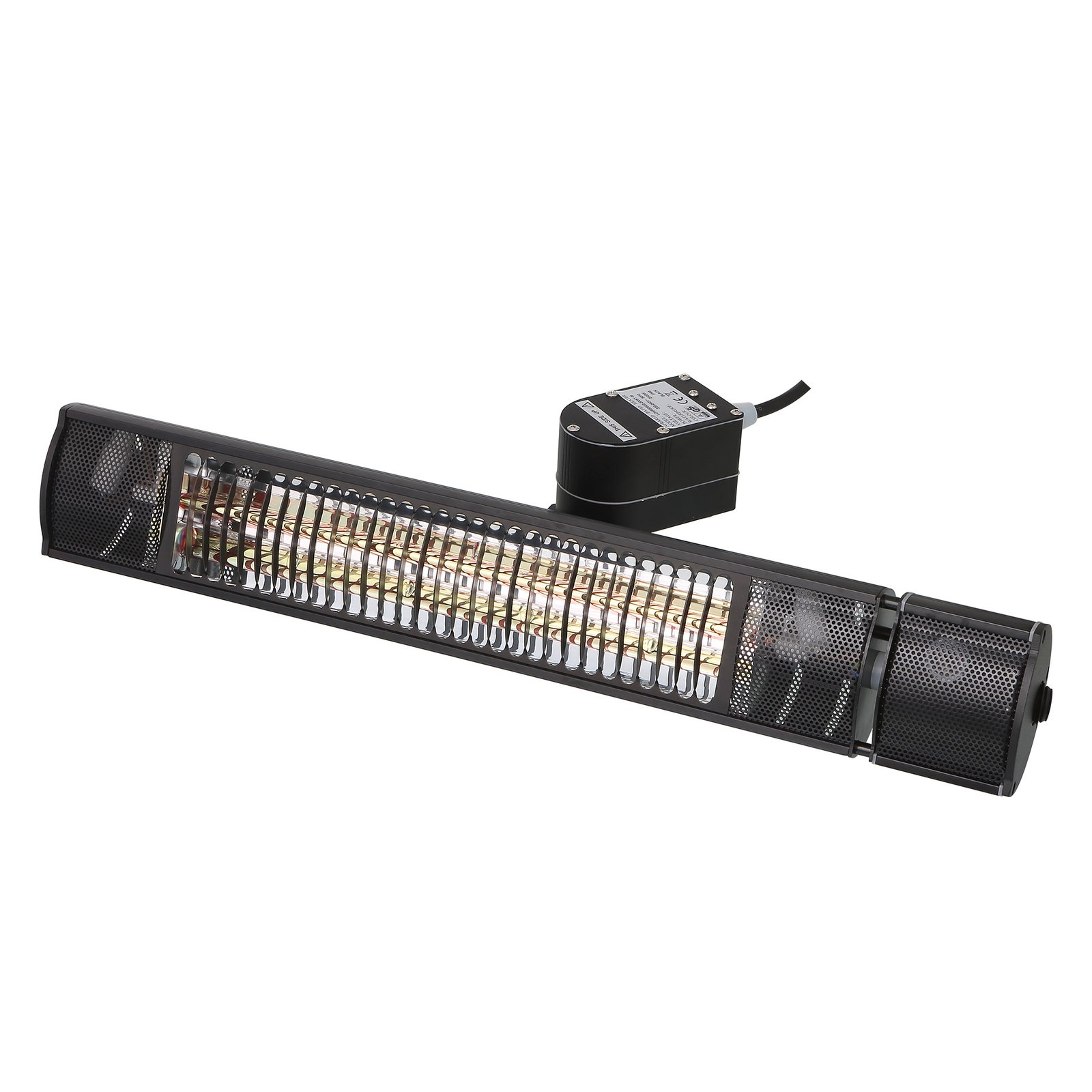 Terassvärmare Heat 1 2000W Svart Med Svängning - Bild 3