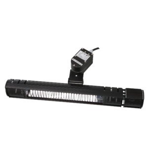 Terassvärmare Heat 1 2000W Svart Med Svängning