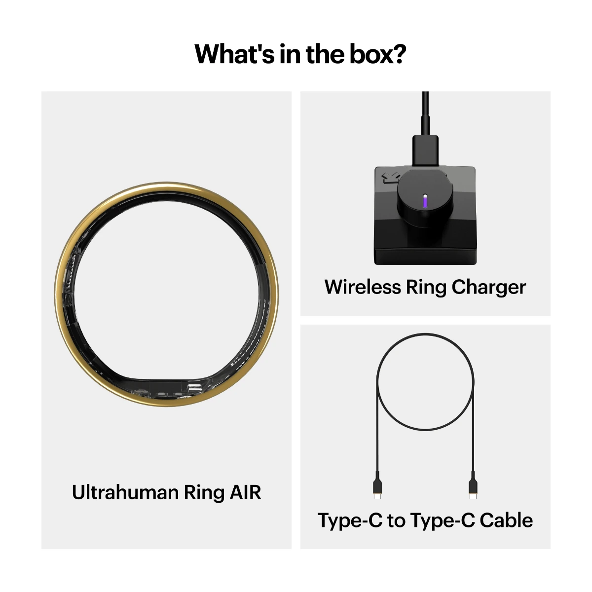 Ultrahuman Ring AIR smart ring, Bionic Gold – Image 11