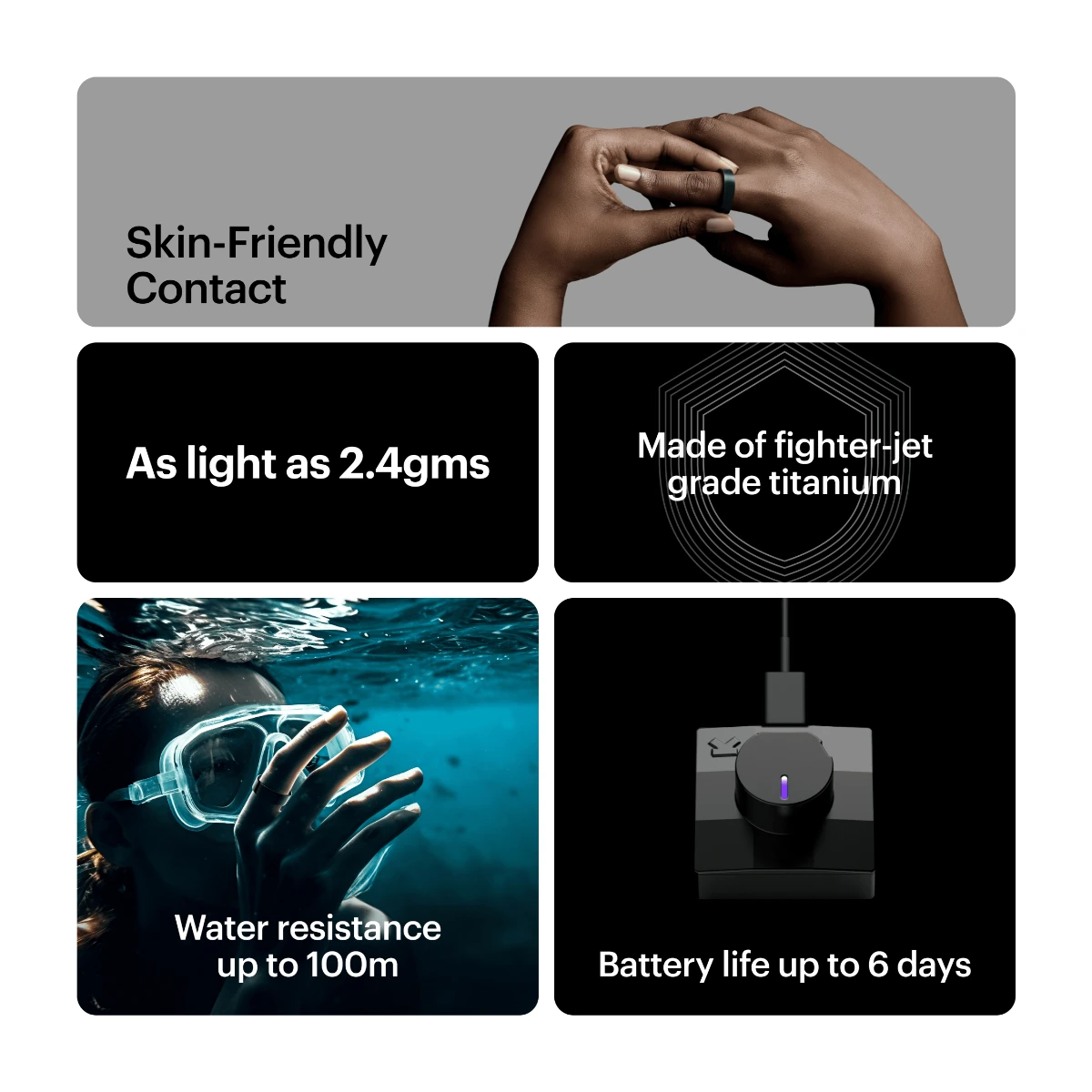 Ultrahuman Ring AIR smart ring, Bionic Gold – Image 17