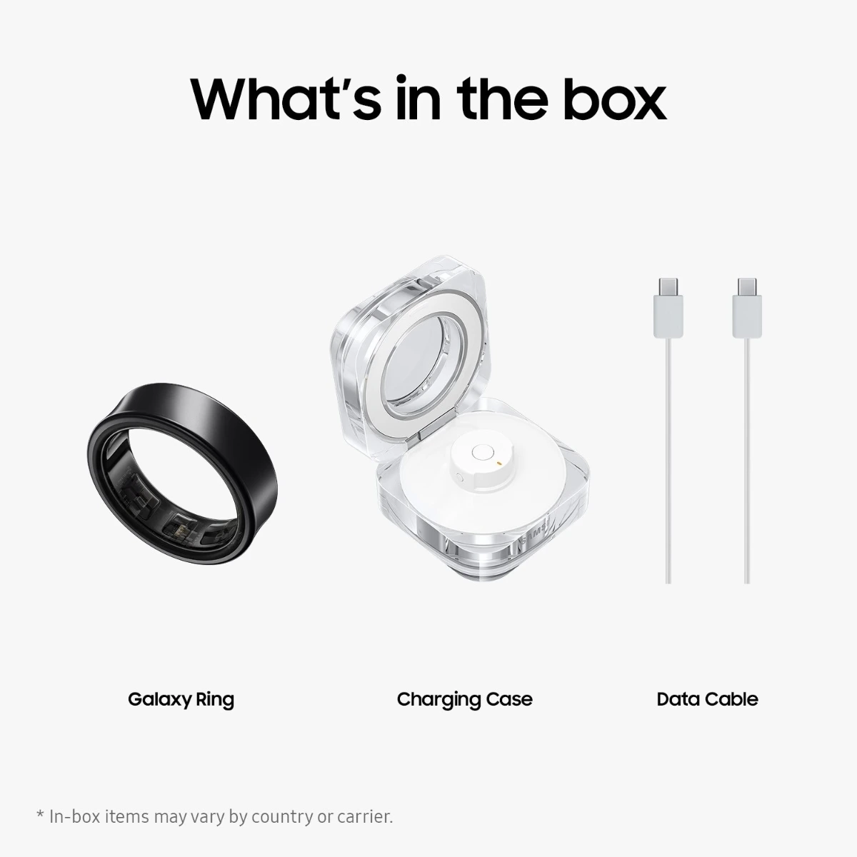 Samsung Galaxy Ring smart ring, Titanium Black – Image 10
