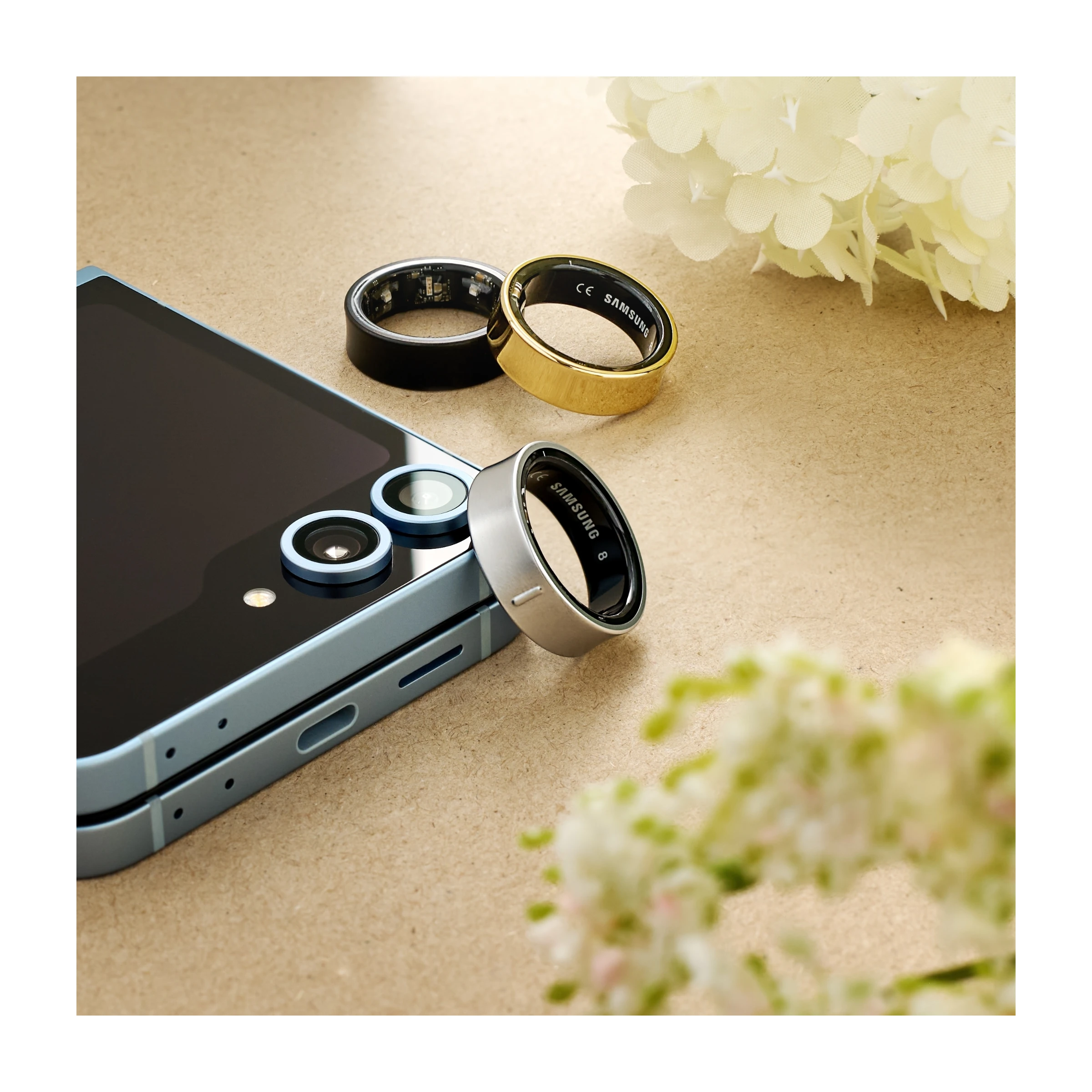 Samsung Galaxy Ring smart ring, Titanium Silver – Image 12