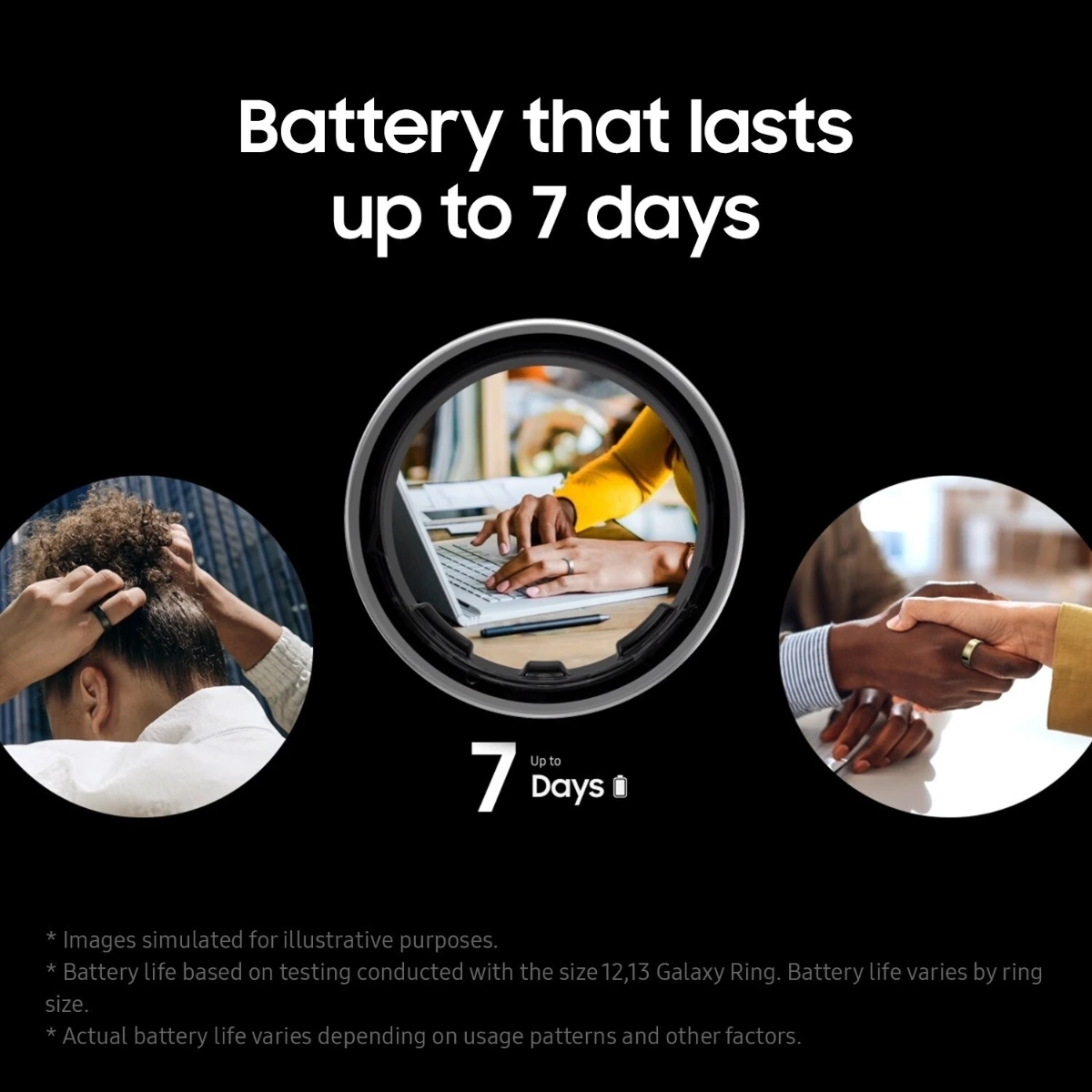 Samsung Galaxy Ring smart ring, Titanium Silver – Image 5