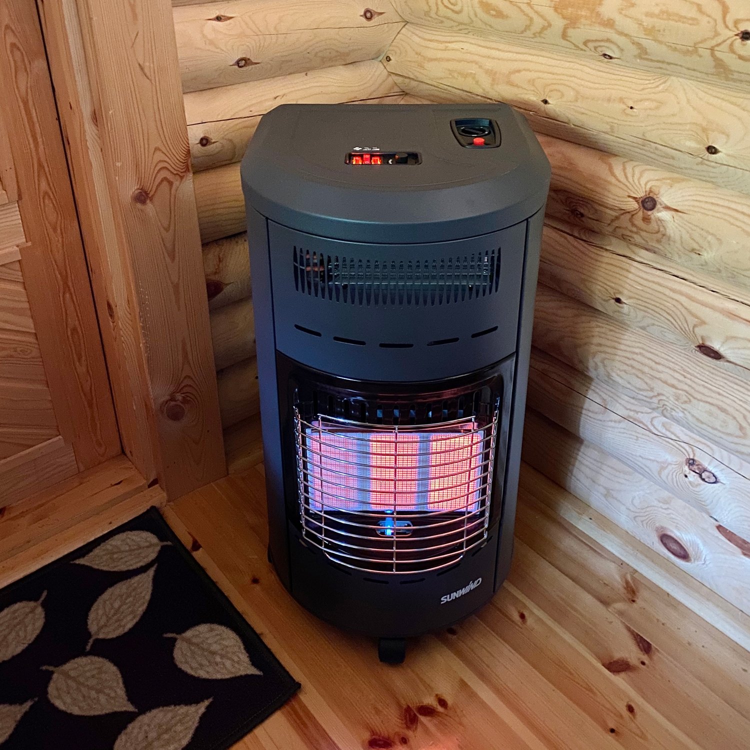 Gasolvärmare Sunwind Fan-Tastic 230V Gasolkamin med Hjul – Image 2