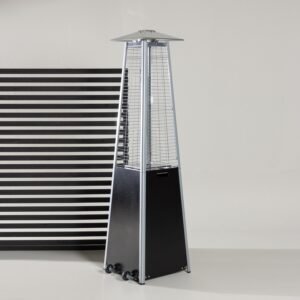 Terassvärmare Venture Home Hottie Square, Stående Gasolvärmare Utomhus i Aluminium