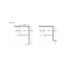 Bosch kyl-frys KGN367ICT Serie 4, 186 cm, rostfri design med VitaFresh & NoFrost