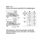 Bosch integrerat kylskåp KIR81VFE0 Serie 4, 177 cm, VitaFresh & SoftClose