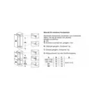 Bosch integrerat kylskåp KIR81VFE0 Serie 4, 177 cm, VitaFresh & SoftClose