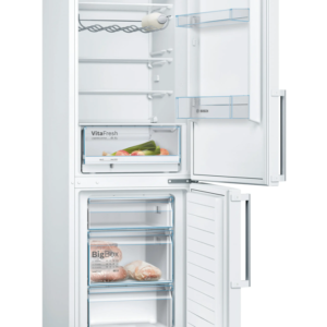 Bosch Fristående Kyl/Frys KGV366WEP, LowFrost och LED-belysning