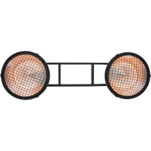 Infravärmare Sun Red Indus II IND-3000H Terrassvärmare Svart Hängande 2100 W