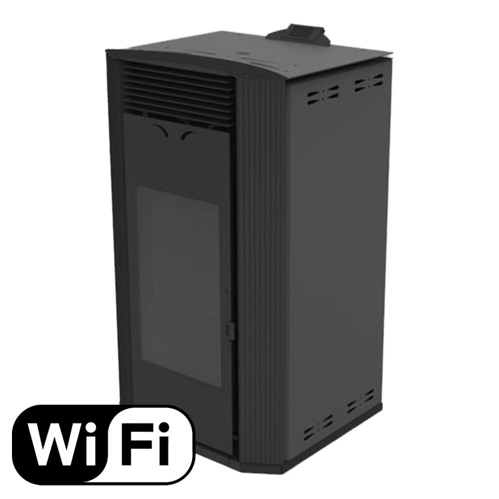 Vattenmantlad pelletskamin Paula - 24 kW