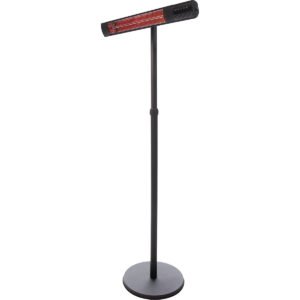 Infravärmare Sun Red RD-DARK-25S Terrassvärmare, Stående Design i Svart, 2500 W
