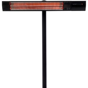 Infravärmare Sun Red RD-DARK-25S Terrassvärmare, Stående Design i Svart, 2500 W