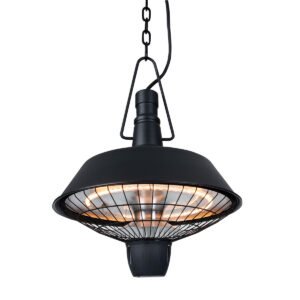 Hängande Terrassvärmare Sun Red Indus RSH16, Infravärmare för Balkong & Terrass, Svart 3000W