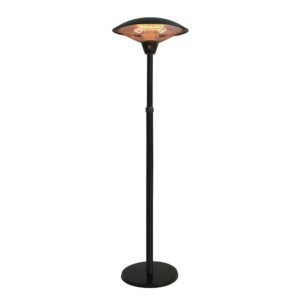 Terrassvärmare Hortus Golvmodell 900/1200/2100 W Teleskop HA Svart