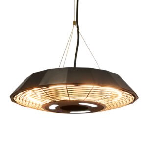 Terrassvärmare Hortus Hängande UFO 2000 W HA inkl. Fjärrkontroll